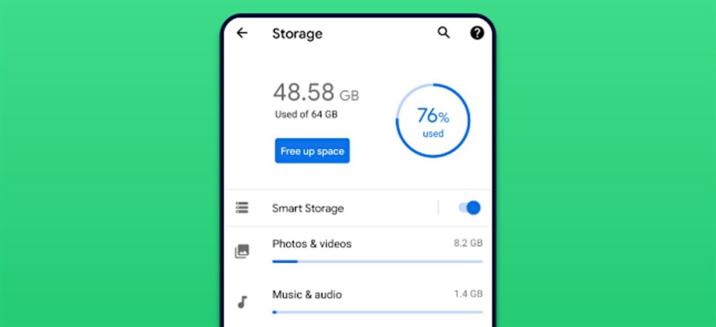 Google Pixel 4 Review of the Storage specifications and Capacity